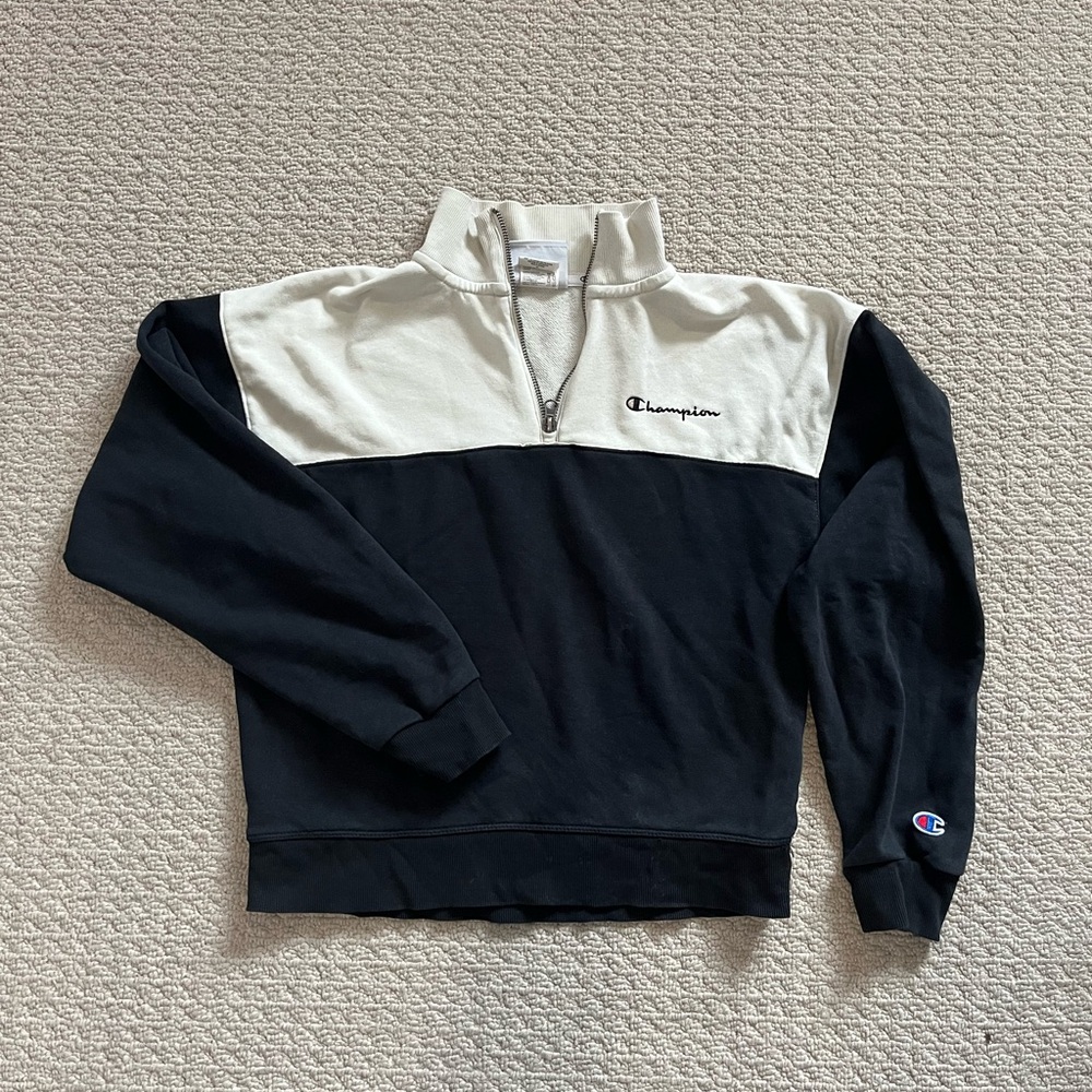 Champion Quarter Zip Sweater